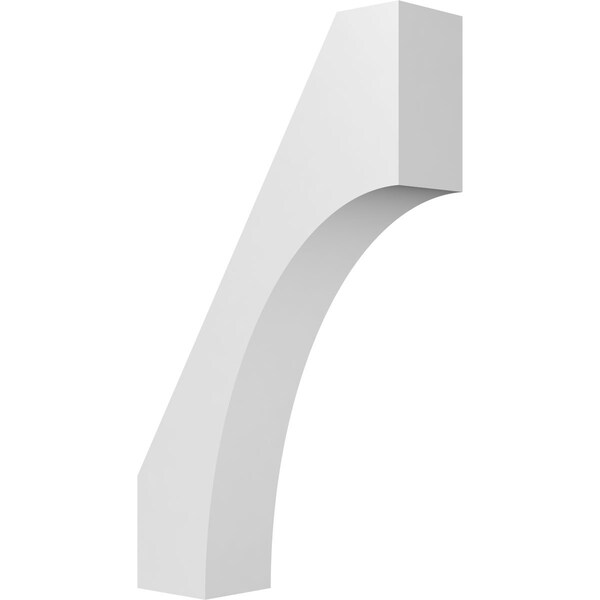 Ekena Millwork 3 1/2-in. W x 12-in. D x 20-in. H Westlake Architectural Grade PVC Knee Brace BRCP035X12X20WTL - main